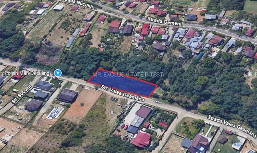 Teren intravilan 1526 MP Geamana, Pitesti – zona excelenta, toate utilitatile - 2