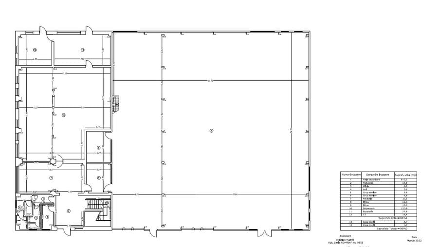 Spatiu de vanzare recomandat pentru depozit, productie, birouri, comercial.