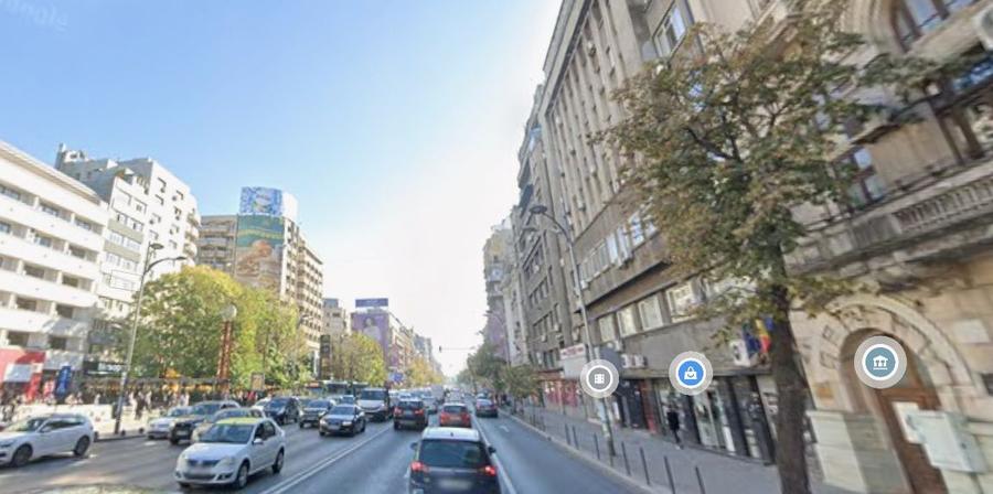 Romana  piata spatiu stradal  Magheru