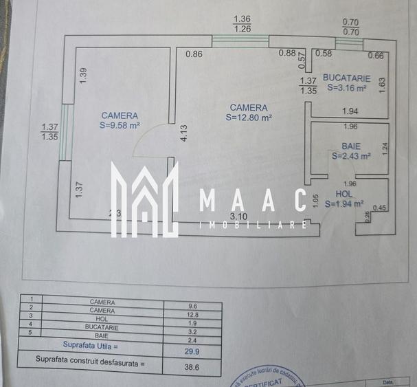 Apartament 2 camere parter Zona Tiglari