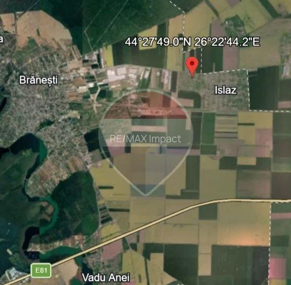 Teren intravilan de vanzare , 965 mp, parcelabil, Islaz