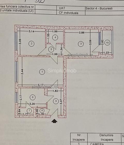 3 Camere Spatios Parcare Resita Huedin - 1
