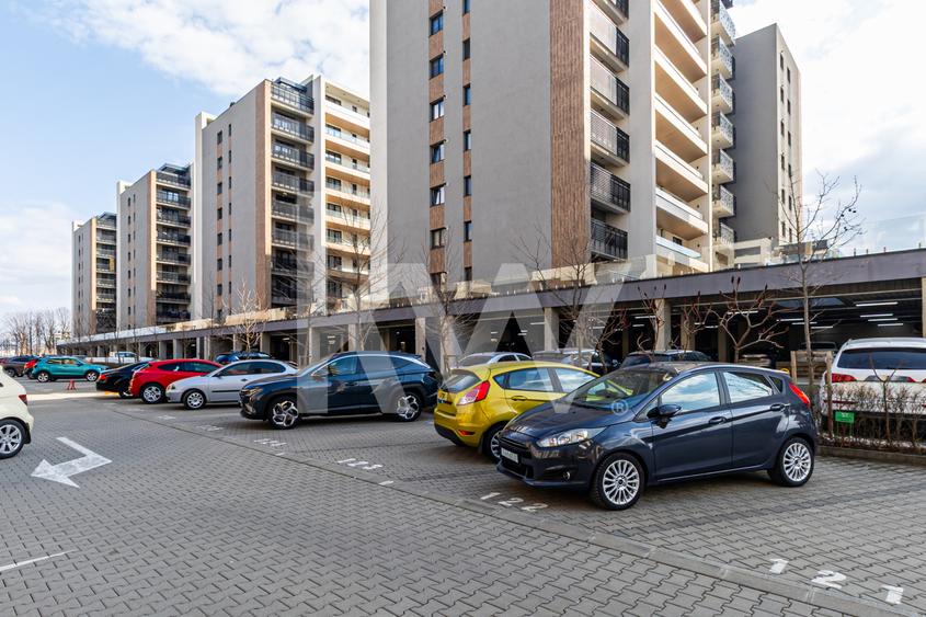Garsoniera langa Coresi, cu parcare inclusa, mobilata si utilata