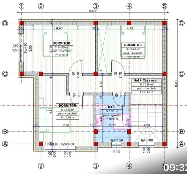 Casă individuală P+E, la cheie, 120 mp, 225 mp teren, zona Catargiu