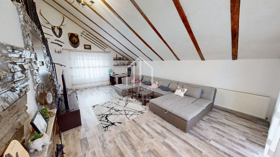 Casa individuala de vanzare cu 4 camere,garaj,curte-Sura-Mare