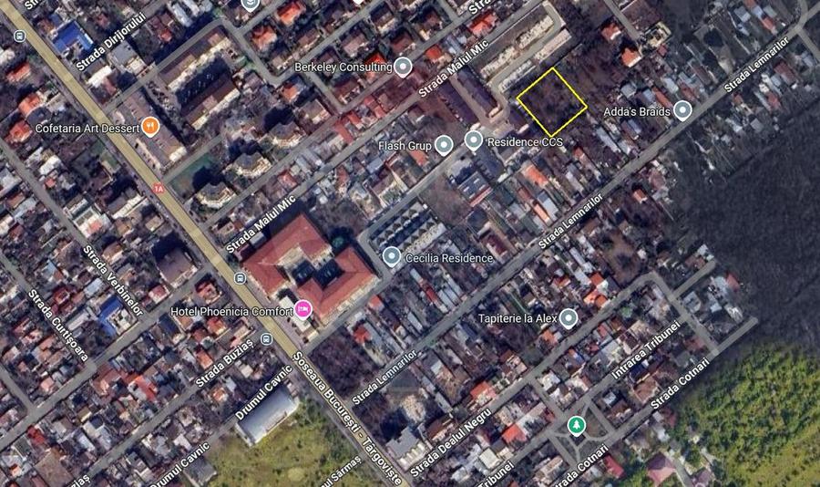 Teren Straulesti 3400 mp | deschidere 54m | metrou Straulesti