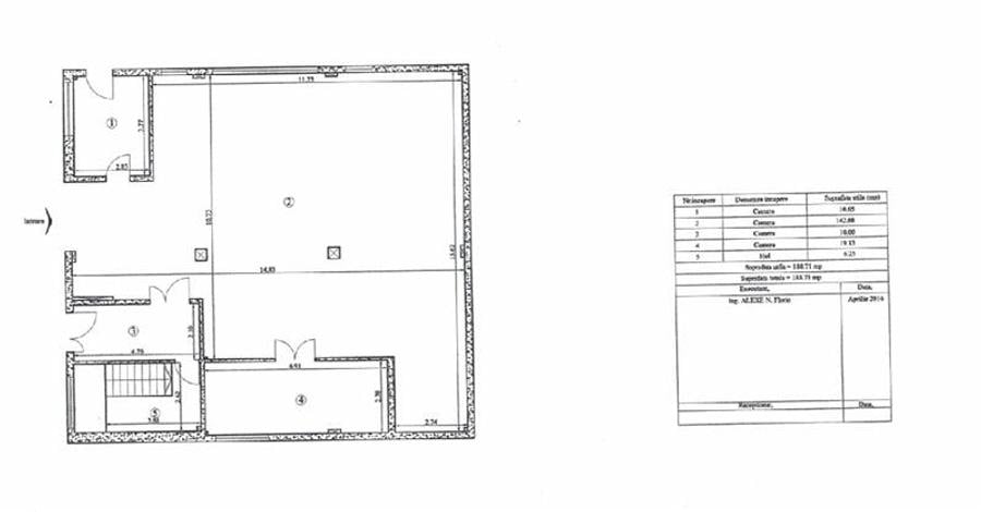 Spatiu comercial 1197 mp utili, 1000mp teren - Valea Lupului , Iasi