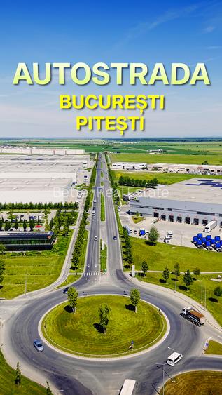 Teren 30 Hectare la Autostrada A1 București–Pitești | Km 34 | Front 550 ml - 13