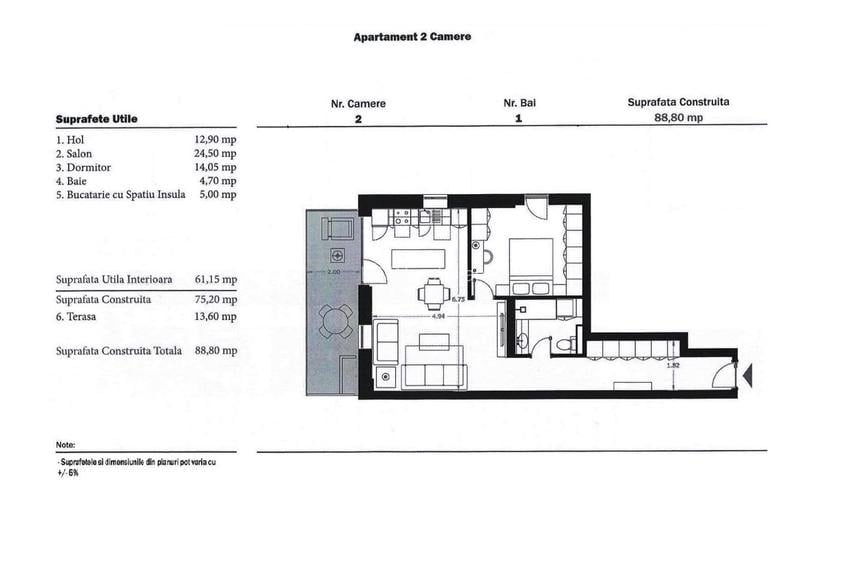 Vanzare - 2 camere - apartament NOU - 2026 - Pergola Nord-Pipera - 1
