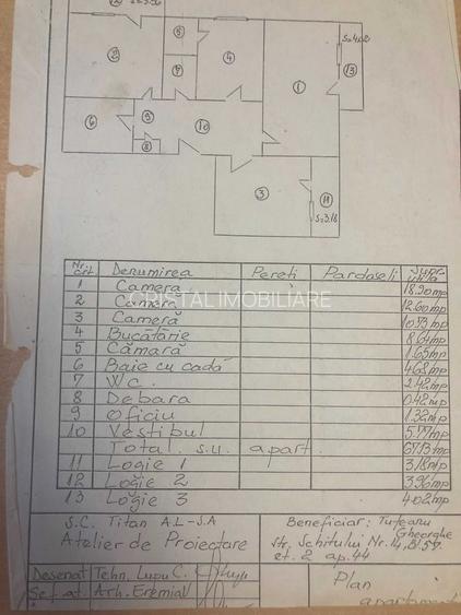 Dristor - metrou Dristor - 3 camere - 3 balcoane - 8