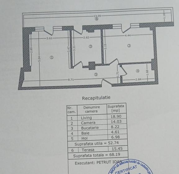 Ap 2 cam, dec, centrala proprie, bloc 2025, bucătăria mobilată,Prel. Ghencea 368