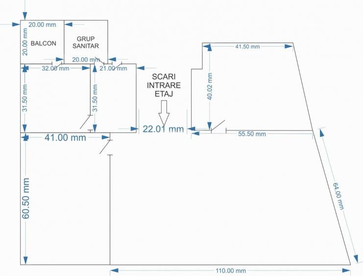 Spațiu de birouri central – 3 încăperi (open space 60 mp) + parcare - 10