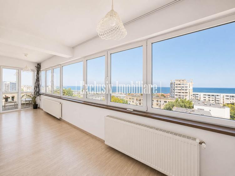 Priveliste Totala la Mare - Apart 90 mp cu 2 camere si 2 bai - Parcare Subterana