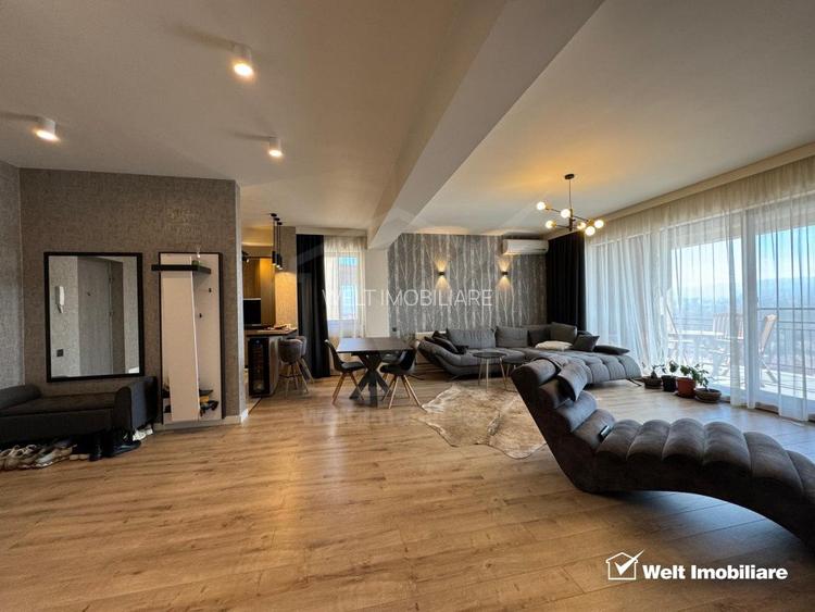 Apartament 3 camere, ultrafinisat, mobilat si utilat, panorama unica ! - 14