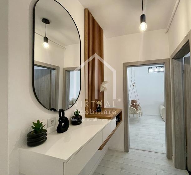 Apartament de inchiriat in Sibiu 2 camere, mobilat lux, zona Mandra