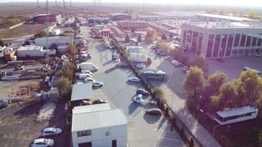Spațiu industrial cu teren generos de vanzare Autostrada A1-Ciorogarla