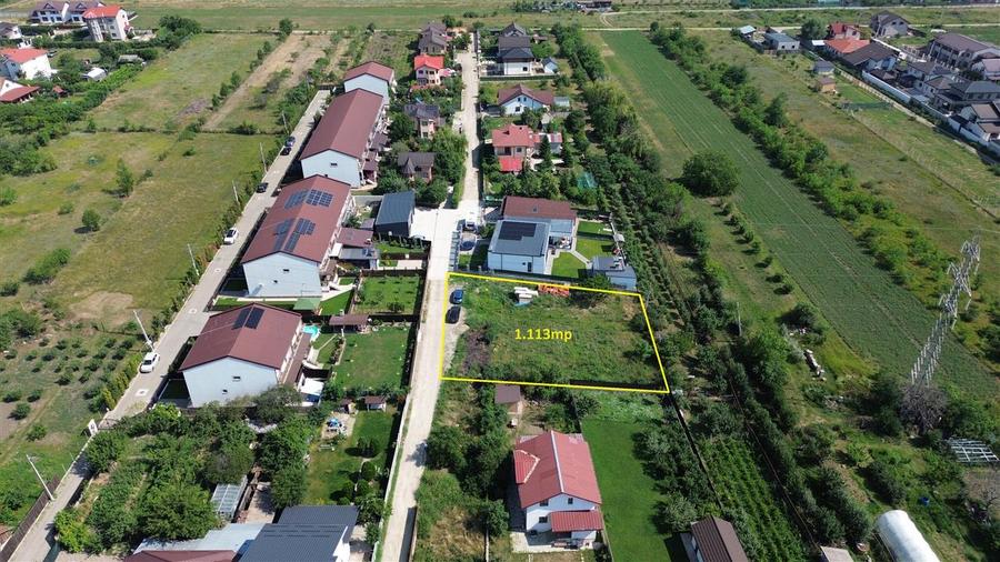 Teren intravilan in suprafata de 1.113 mp zona Strada Vrancei