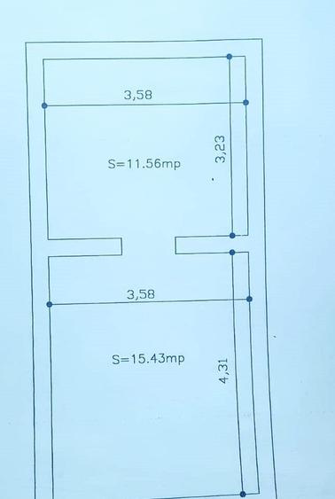 Spatiu comercial Kogalniceanu stradal 50 mp fara risc seismic