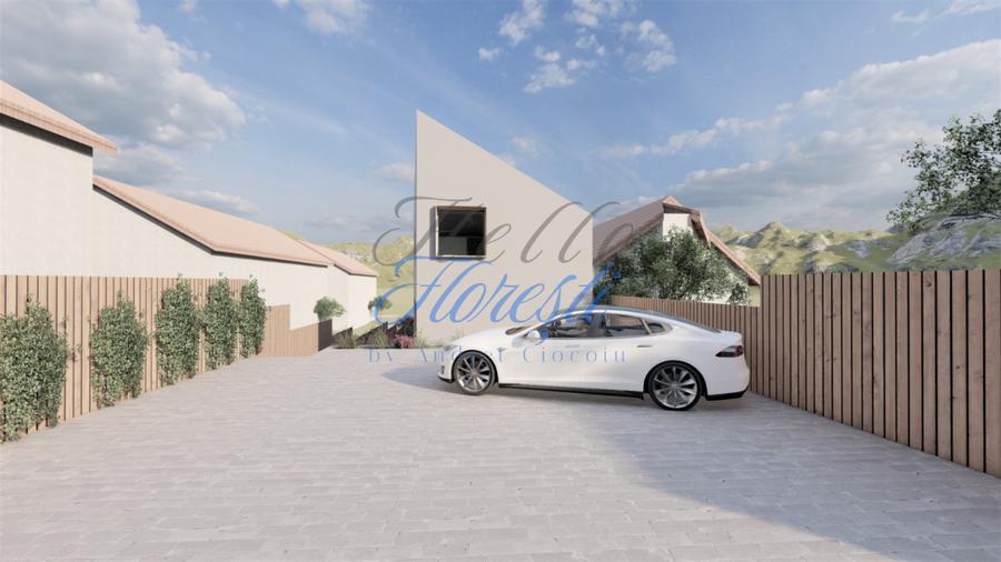 Duplex 5 camere 128 mp, 580 mp teren zona exterior nord Iris