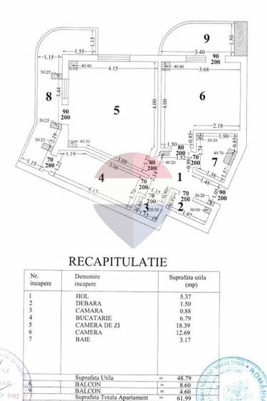 Inchiriere 2 camere Carol x Moșilor, poziție excelentă, ideal birou - 14