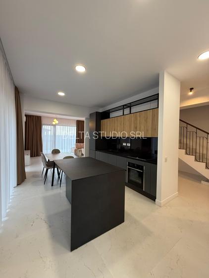 Vila 4 camere curte Corbeanca, Complex rezidential inchis cu piscina proprie - 7