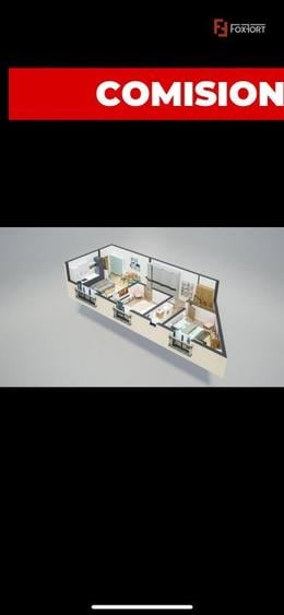 COMISION 0% Apartament cu 3 camere, etaj 2 in Timisoara, zona Plopi