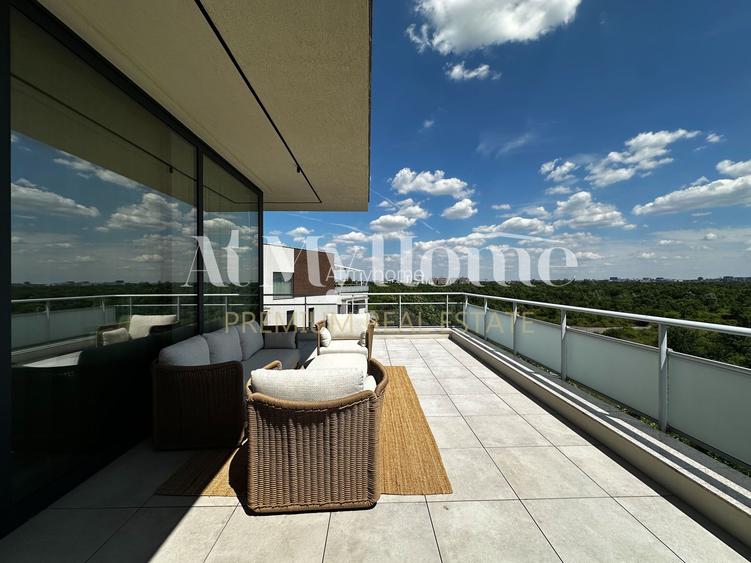 Penthouse Ultra Luxury cu 5 camere,  complet renovat,2 parcari,boxa,terase 195mp - 24