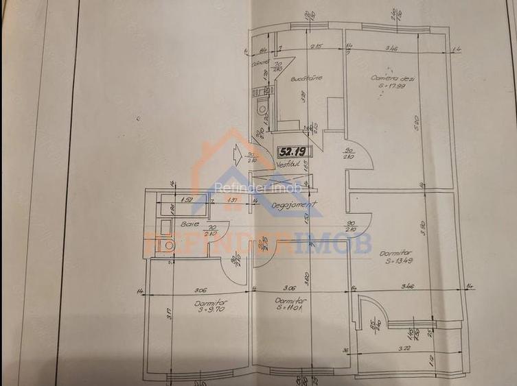 4 camere Brancoveanu Izvorul Crisului, centrala, 81 mp - 8