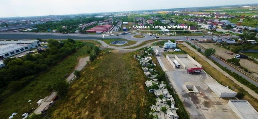 Vanzare teren 6.000 mp in zona Rond Pasaj Domnesti,