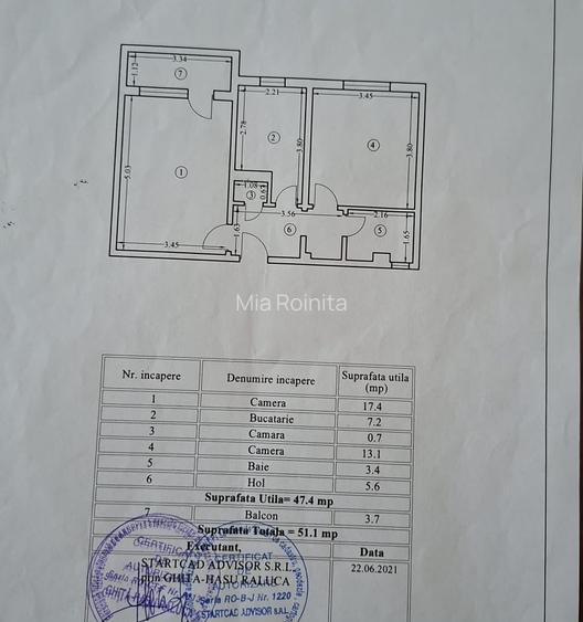 Apartament 2 camere Tomis Nord - 25