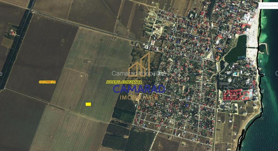 Teren de vânzare 2 loturi de 400 mp - 800 mp total - Schitu (Costinești)