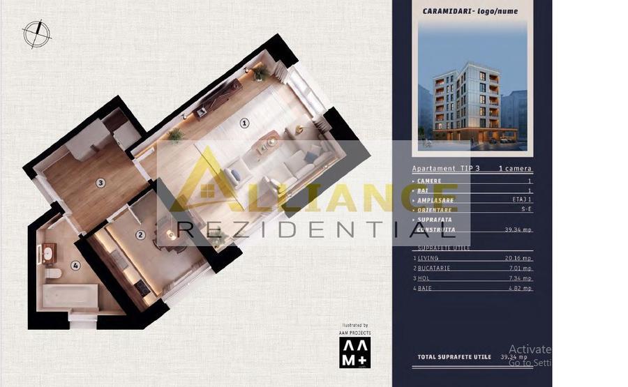 Metrou Tineretului - Garsoniera Investitie  - Bloc nou