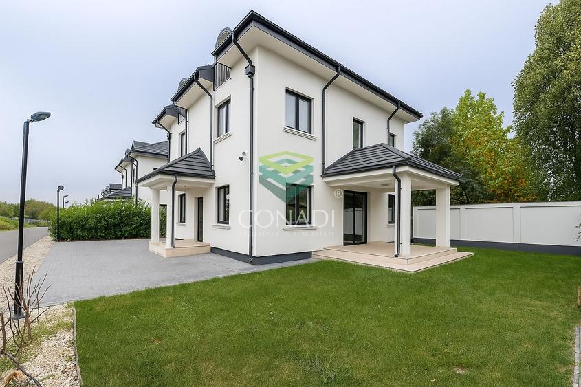 Vila spațioasa si elegantă în Corbeanca – 9 camere, 5 băi, mobilată