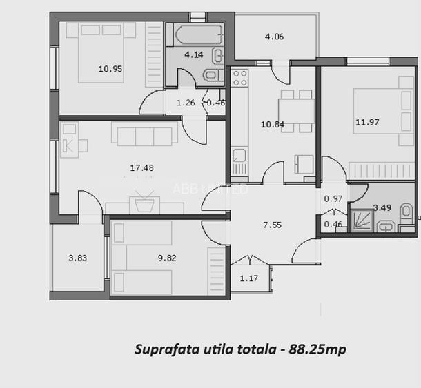 Apartament 4 Camere | Vedere Panoramică!  Berceni/Apărătorii Patriei - 11