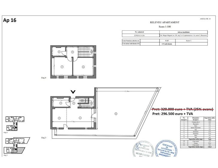 📍Dezvoltator 0% comision 🏢 Duplex NOU + terasa 95 mp 🚇 Metrou Timpuri Noi - 24