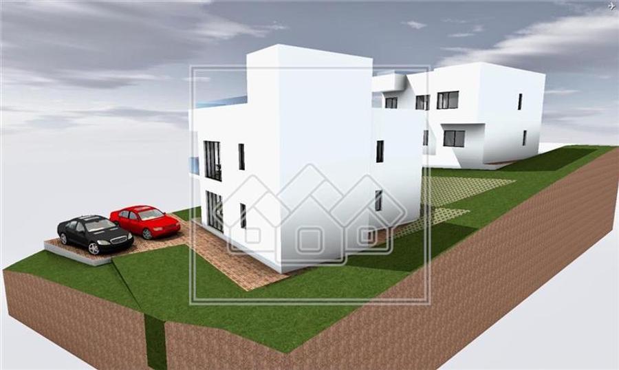 Casa in Cisnadioara - Arhitectura contemporana, rooftop panoramic