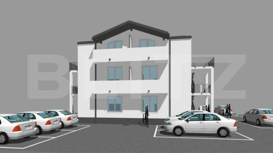 Apartament 2 camere în bloc nou, 57 mp, 2 balcoane și parcare inclusă