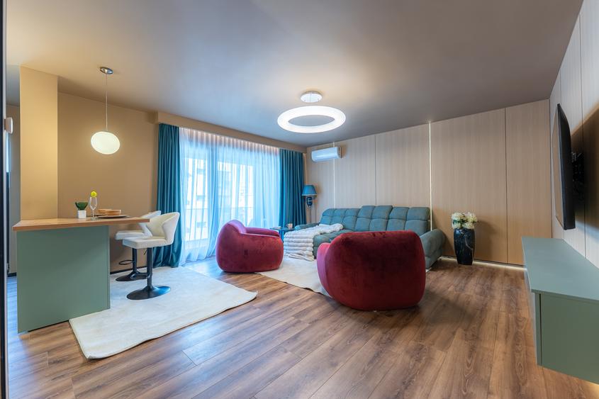 Apartament de 2 camere, Ultramodern, 58 mp, Terasa, Zona Intre Lacuri