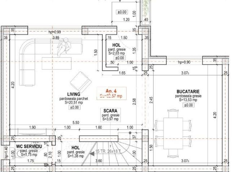 Casă modernă tip quadruplex, 83 mp utili,  curte 170 mp – Cartierul Arhitectilor - 1