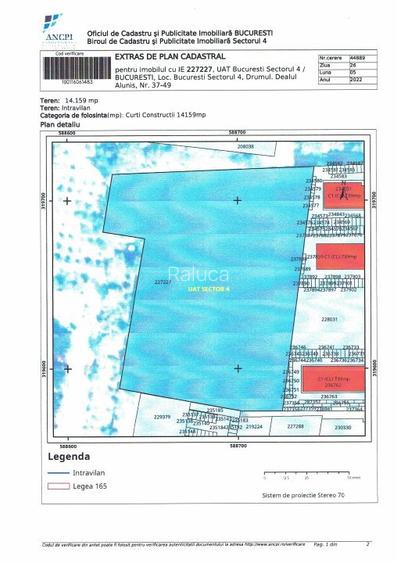 Teren de Vanzare Dealul Alunis 37-49 Berceni - 14.159 mp - pret negociabil - 6