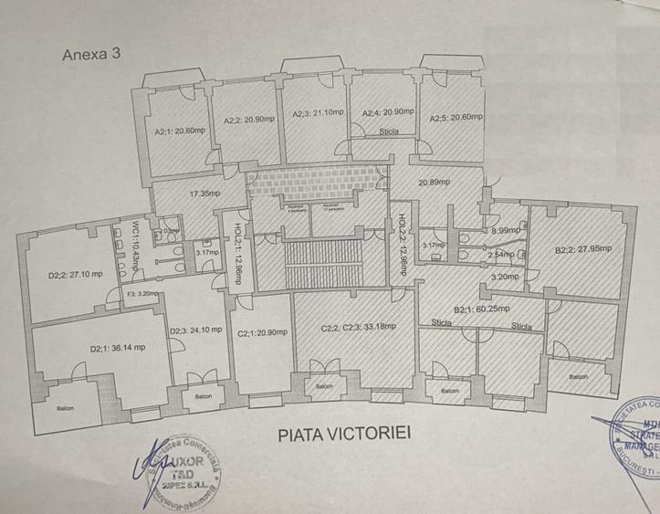 Spații de birouri de închiriat — Victoria Business Center, et. 2