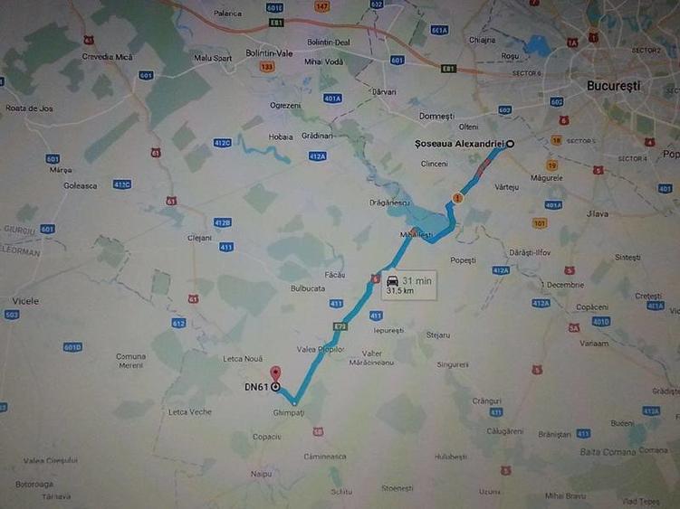 Proprietar teren Intravilan Letca Noua DN61 deschidere 235m