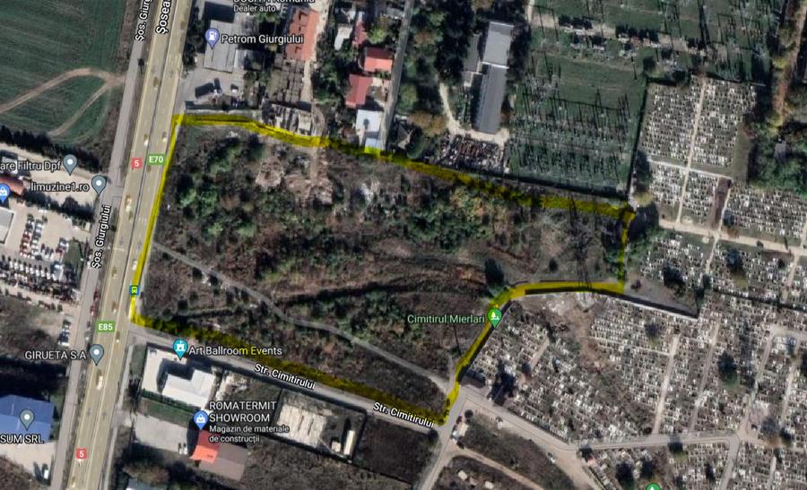 Proprietar vând teren de 23.200 mp în Jilava