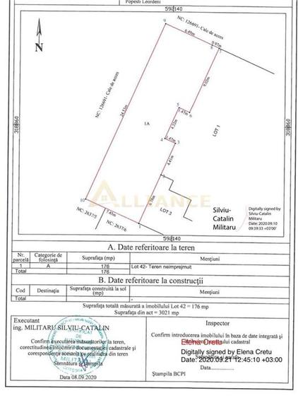 Apartament 2 camere - Teren 200 mp