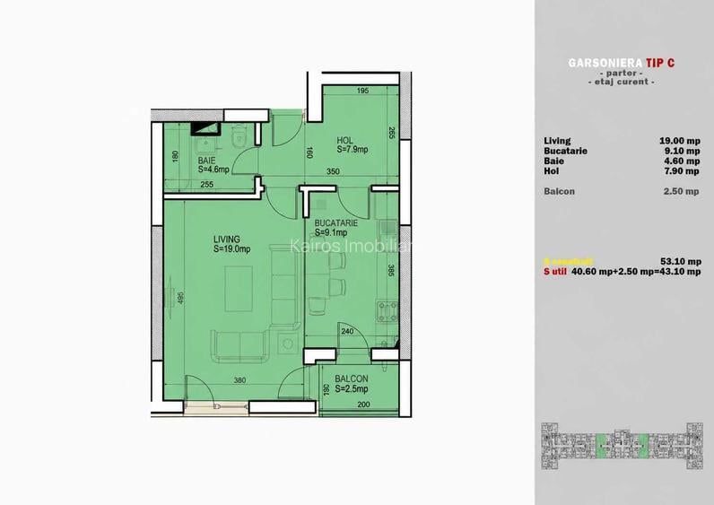 Studio 20th Residence, vedere Lacul Morii, etaj 10/11, renovat - 3