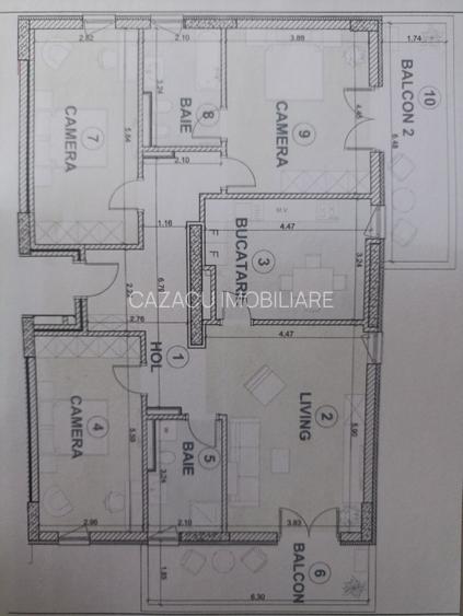 Comision 0.Apartament 4 camere,2 garaje,boxa,zona Torontalului - 4