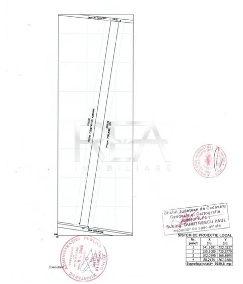 Teren pretabil constructii industriale Drum intre Tarlale