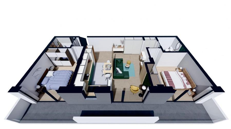 Apartament nou 3 camere, Terezian, COMISION 0%