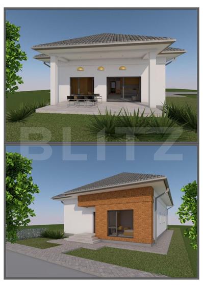 Casă 4 camere predare la gri, 110 mp, zona Micesti