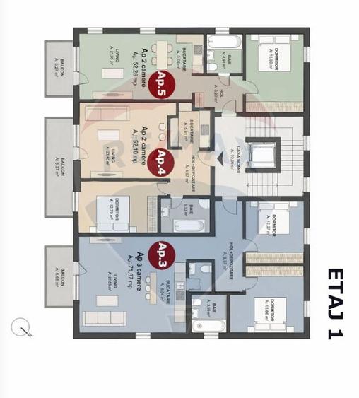 Apartament cu 2 camere de vânzare zonă semicentrală -Mărăști
